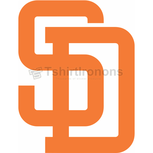 San Diego Padres T-shirts Iron On Transfers N1847 - Click Image to Close